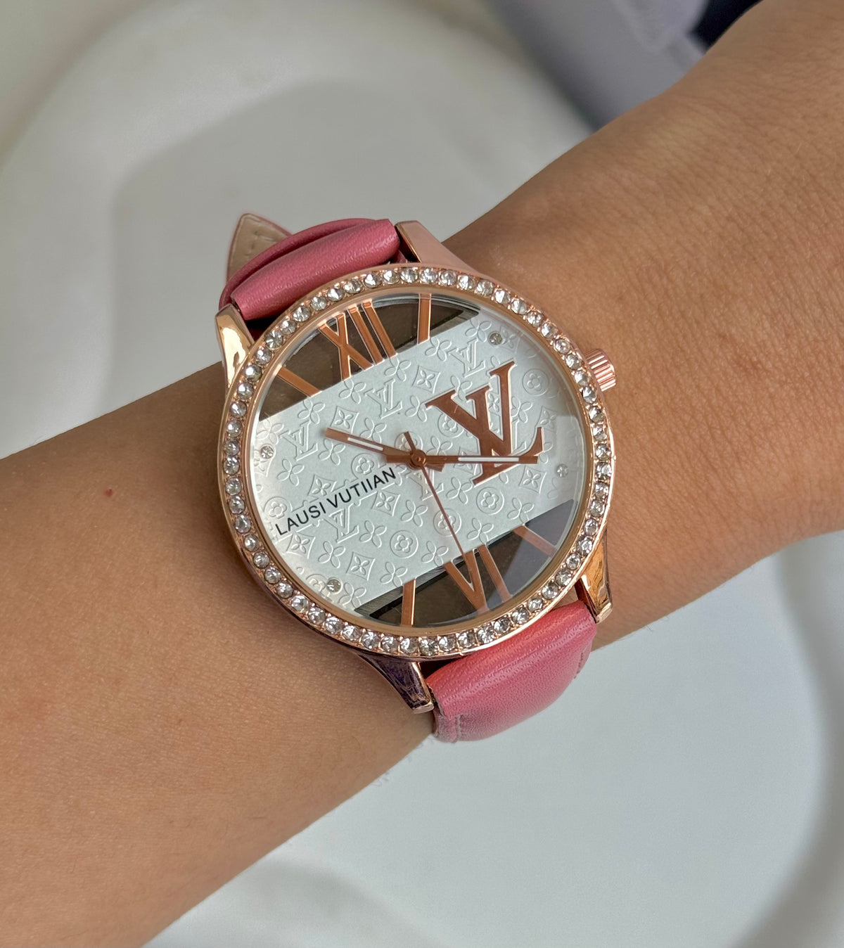 Luxe Crystal Watch