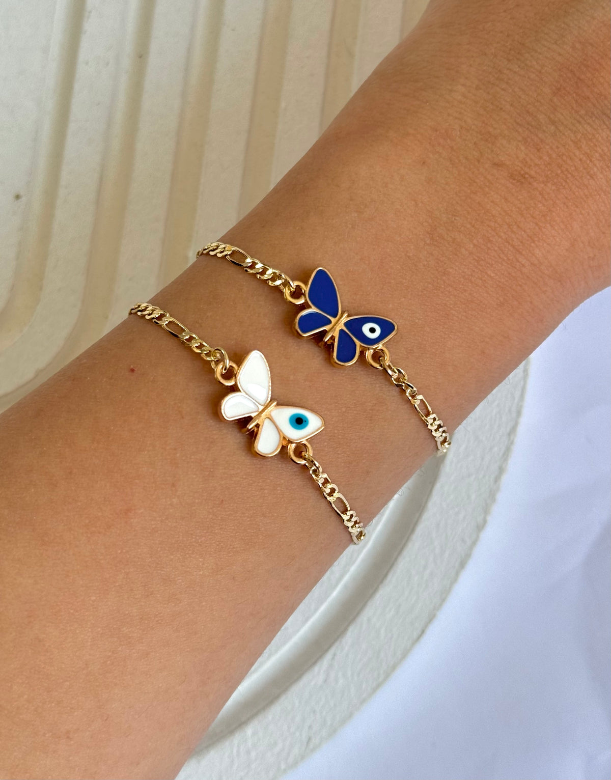 Evil Eye Butterfly Bracelet